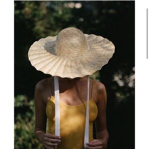 Lack of Color Scalloped Dolce Straw Hat